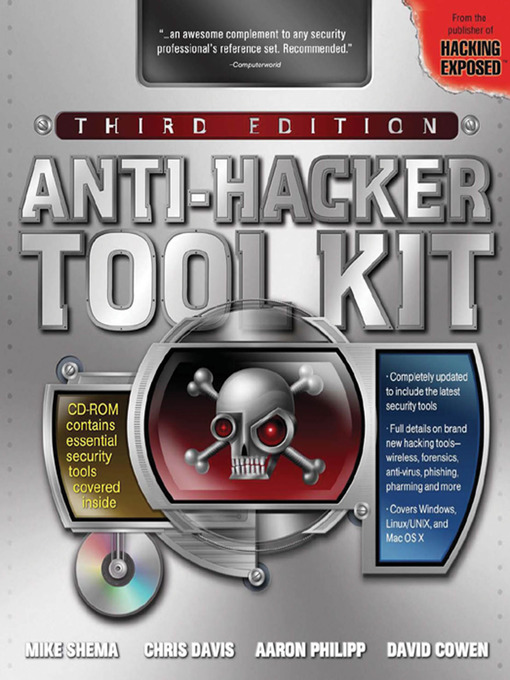 Title details for Anti-Hacker Tool Kit by Mike Shema - Available